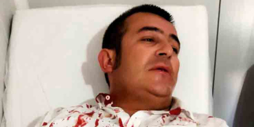 Kendini bilmez bir vatandaş Halil İbrahim uğur'u kanlar içinde bıraktı.