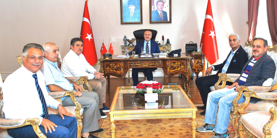 Yerel Medya Güç Birliği Platformu Adana Yönetimi Vali Yavuz Selim Köşger'i ziyaret etti.