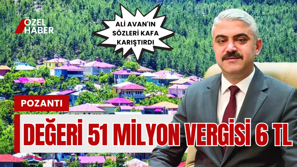 Pozantı Belediye Başkanı Ali Avan'ın açıklamaları kafaraı karıştırdı.